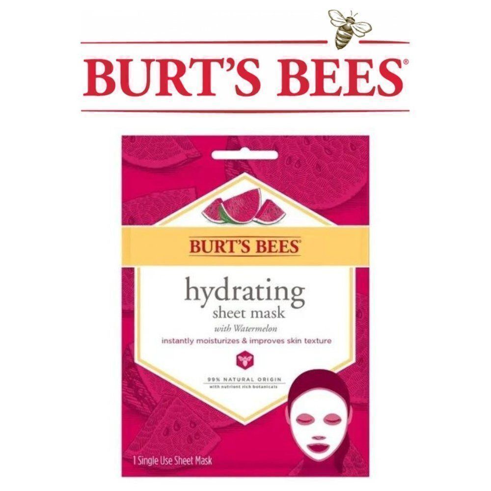 Burt's Bees Hydrating Sheet Mask With Watermelon